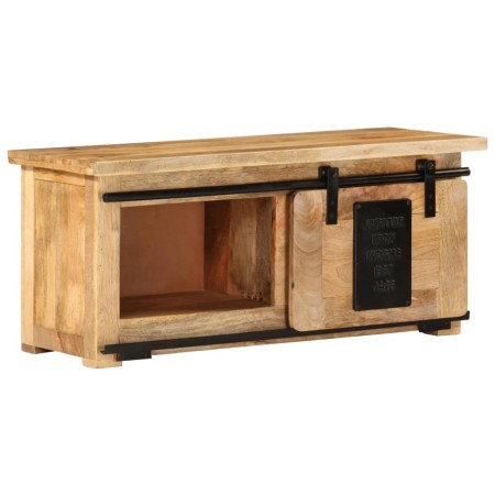 Solid mango wood TV stand 90x35x40 cm by vidaXL, TV Furniture - Ref: Foro24-321570, Price: 218,42 €, Discount: %