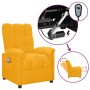 Sillón de masaje eléctrico tela amarillo de vidaXL, Sillones de masaje eléctricos - Ref: Foro24-3100339, Precio: 239,46 €, De...