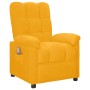 Sillón de masaje eléctrico tela amarillo de vidaXL, Sillones de masaje eléctricos - Ref: Foro24-3100339, Precio: 239,46 €, De...