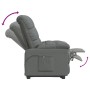 Sillón elevable tela gris oscuro de vidaXL, Sillones - Ref: Foro24-3100341, Precio: 370,99 €, Descuento: %