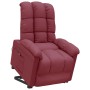 Sillón elevable tela rojo tinto de vidaXL, Sillones - Ref: Foro24-3100343, Precio: 404,07 €, Descuento: %