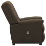 Sillón elevable tela marrón de vidaXL, Sillones - Ref: Foro24-3100344, Precio: 313,96 €, Descuento: %