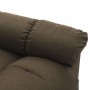 Sillón elevable tela marrón de vidaXL, Sillones - Ref: Foro24-3100344, Precio: 313,96 €, Descuento: %