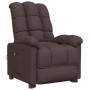 Sillón elevable tela marrón oscuro de vidaXL, Sillones - Ref: Foro24-3100345, Precio: 390,99 €, Descuento: %