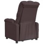 Sillón elevable tela marrón oscuro de vidaXL, Sillones - Ref: Foro24-3100345, Precio: 390,14 €, Descuento: %