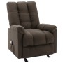 Dark Brown Fabric Reclining Massage Chair by vidaXL, Electric massage chairs - Ref: Foro24-321415, Price: 237,34 €, Discount: %