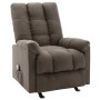 Sillón reclinable con masaje de tela marrón de vidaXL, Sillones de masaje eléctricos - Ref: Foro24-321414, Precio: 237,34 €, ...