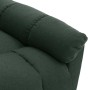 Sillón de masaje reclinable de tela verde oscuro de vidaXL, Sillones de masaje eléctricos - Ref: Foro24-321416, Precio: 237,6...