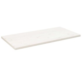 Rectangular white pine wood table top 110x55x2.5 cm by vidaXL, Table tops - Ref: Foro24-824411, Price: 75,81 €, Discount: %