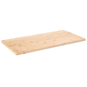 Rechteckige Tischplatte aus massivem Kiefernholz 110x55x2,5 cm von vidaXL, Tischplatten - Ref: Foro24-824410, Preis: 55,99 €,...