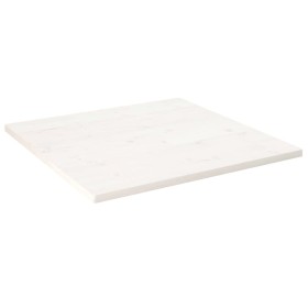 Tablero de mesa cuadrado madera maciza pino blanco 80x80x2,5 cm de vidaXL, Tableros para mesas - Ref: Foro24-824391, Precio: ...