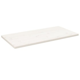 Rectangular white pine wood table top 110x60x2.5 cm by vidaXL, Table tops - Ref: Foro24-824421, Price: 72,99 €, Discount: %