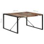 Mesa de comedor de madera maciza reciclada 140x140x75 cm de vidaXL, Mesas de cocina y de comedor - Ref: Foro24-321573, Precio...