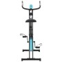 Bicicleta estática magnética X con pulsómetro negra y azul de vidaXL, Bicicletas estáticas - Ref: Foro24-90482, Precio: 188,9...