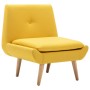 Yellow fabric upholstered armchair by vidaXL, Armchairs - Ref: Foro24-246986, Price: 174,60 €, Discount: %