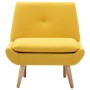 Yellow fabric upholstered armchair by vidaXL, Armchairs - Ref: Foro24-246986, Price: 174,60 €, Discount: %