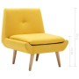 Yellow fabric upholstered armchair by vidaXL, Armchairs - Ref: Foro24-246986, Price: 174,60 €, Discount: %