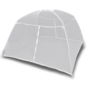 White fiberglass camping tent 200x150x145 cm by vidaXL, tents - Ref: Foro24-3054569, Price: 35,74 €, Discount: %