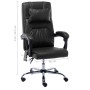 Black Faux Leather Massage Office Chair by vidaXL, Office chairs - Ref: Foro24-20292, Price: 157,28 €, Discount: %