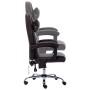 Silla de oficina de masaje de cuero sintético marrón de vidaXL, Sillas de oficina - Ref: Foro24-20293, Precio: 162,30 €, Desc...