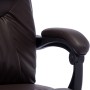 Brown Faux Leather Massage Office Chair by vidaXL, Office chairs - Ref: Foro24-20293, Price: 162,99 €, Discount: %