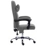 Silla de oficina de masaje de cuero sintético gris antracita de vidaXL, Sillas de oficina - Ref: Foro24-20294, Precio: 162,30...