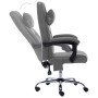 Silla de oficina de masaje de cuero sintético gris antracita de vidaXL, Sillas de oficina - Ref: Foro24-20294, Precio: 162,30...