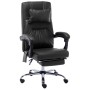 Silla de oficina de masaje de cuero sintético negra de vidaXL, Sillas de oficina - Ref: Foro24-20296, Precio: 207,06 €, Descu...