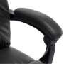 Silla de oficina de masaje de cuero sintético negra de vidaXL, Sillas de oficina - Ref: Foro24-20296, Precio: 207,06 €, Descu...