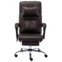 Brown synthetic leather massage office chair by vidaXL, Office chairs - Ref: Foro24-20297, Price: 185,46 €, Discount: %