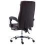 Brown synthetic leather massage office chair by vidaXL, Office chairs - Ref: Foro24-20297, Price: 185,46 €, Discount: %