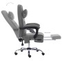 Silla de oficina de masaje de cuero sintético gris antracita de vidaXL, Sillas de oficina - Ref: Foro24-20298, Precio: 171,14...