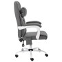 Silla de oficina de masaje cuero sintético gris de vidaXL, Sillas de oficina - Ref: Foro24-20313, Precio: 174,31 €, Descuento: %