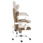 Silla de oficina de masaje de tela gris taupe de vidaXL, Sillas de oficina - Ref: Foro24-20316, Precio: 182,46 €, Descuento: %