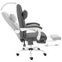 Silla de oficina de masaje cuero sintético gris de vidaXL, Sillas de oficina - Ref: Foro24-20315, Precio: 211,85 €, Descuento: %