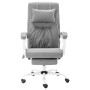 Silla de oficina de masaje de tela gris de vidaXL, Sillas de oficina - Ref: Foro24-20318, Precio: 179,61 €, Descuento: %