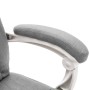 Silla de oficina de masaje de tela gris de vidaXL, Sillas de oficina - Ref: Foro24-20318, Precio: 179,61 €, Descuento: %