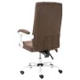 Silla de oficina de masaje de tela marrón de vidaXL, Sillas de oficina - Ref: Foro24-20317, Precio: 197,48 €, Descuento: %