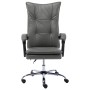 Silla de oficina de cuero sintético gris antracita de vidaXL, Sillas de oficina - Ref: Foro24-20350, Precio: 190,91 €, Descue...