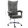 Silla de oficina de cuero sintético gris antracita de vidaXL, Sillas de oficina - Ref: Foro24-20350, Precio: 190,91 €, Descue...