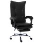 Black synthetic leather office chair by vidaXL, Office chairs - Ref: Foro24-20352, Price: 174,06 €, Discount: %