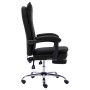 Silla de oficina de cuero sintético negra de vidaXL, Sillas de oficina - Ref: Foro24-20352, Precio: 174,06 €, Descuento: %