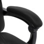 Silla de oficina de cuero sintético negra de vidaXL, Sillas de oficina - Ref: Foro24-20352, Precio: 174,06 €, Descuento: %