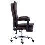 Silla de oficina de cuero sintético marrón de vidaXL, Sillas de oficina - Ref: Foro24-20353, Precio: 168,69 €, Descuento: %