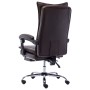 Silla de oficina de cuero sintético marrón de vidaXL, Sillas de oficina - Ref: Foro24-20353, Precio: 168,69 €, Descuento: %