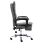 Silla de oficina de cuero sintético gris antracita de vidaXL, Sillas de oficina - Ref: Foro24-20354, Precio: 168,69 €, Descue...