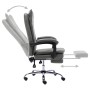 Silla de oficina de cuero sintético gris antracita de vidaXL, Sillas de oficina - Ref: Foro24-20354, Precio: 168,69 €, Descue...