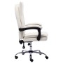 Silla de oficina de cuero sintético color crema de vidaXL, Sillas de oficina - Ref: Foro24-20351, Precio: 196,67 €, Descuento: %