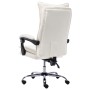 Silla de oficina de cuero sintético color crema de vidaXL, Sillas de oficina - Ref: Foro24-20351, Precio: 196,67 €, Descuento: %