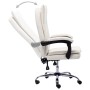 Silla de oficina de cuero sintético color crema de vidaXL, Sillas de oficina - Ref: Foro24-20351, Precio: 196,67 €, Descuento: %